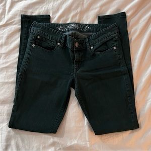 🔮 3/$5 🔮 Forest Green Express Skinny Jeans
